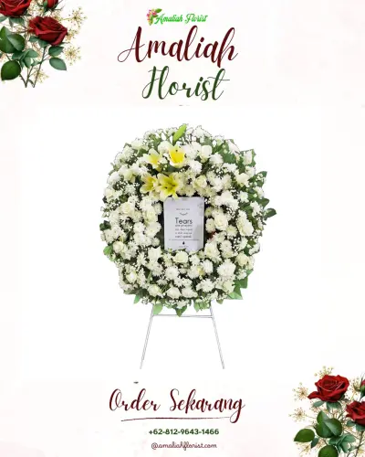 Krans Bunga Duka Cita di Cibatu